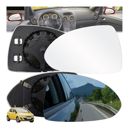 Rétroviseur extérieur premium pour Opel Corsa D E ajustement miroir précis