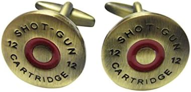 Kiola Designs Brass Toned Shotgun Shell Cufflinks