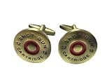 Kiola Designs Brass Toned Shotgun Shell Cufflinks