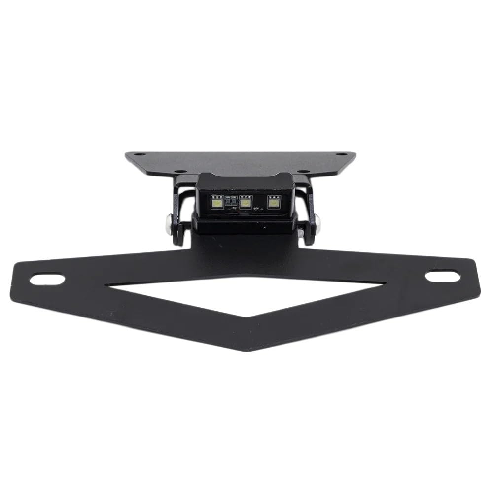 Portatarga Accessori per supporto staffa targa LED per fanale posteriore in metallo nero per moto per Leoncino 250