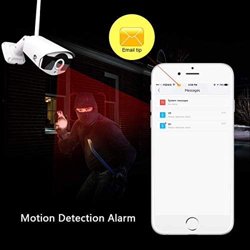 【2020 Updated】 JOOAN 3MP Security Camera System Wireless,8-Channel NVR&4Pcs FHD 1536P(Clearer Than 1080P) Audio Record CCTV Cameras,Waterproof&Good Night Vision,Motion Alert(with 1TB Hard Drive) - Thumbnail 5
