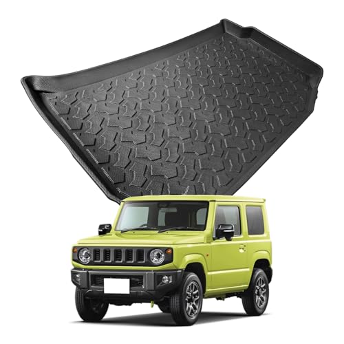 SKTU ラゲッジマット 「スズキ ジムニー JB64S JB74W 専用」 トランクマット 一体型 防水シート 荷室マット TPE素材 防キズ 防水 防汚 滑り止め ブラック