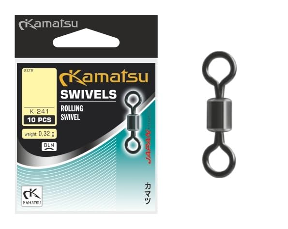 Kamatsu Rolling Swivel K-241-10 Unidades (10/10 mm/10 unidades)