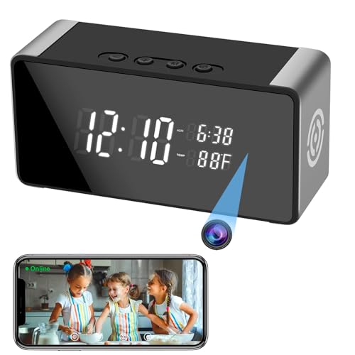 JOOKACE 4K Hidden Camera Clock