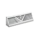 Accord ABBBWH15 Baseboard Register with Sunburst Design, 15-Inch(Duct Opening Measurement), White