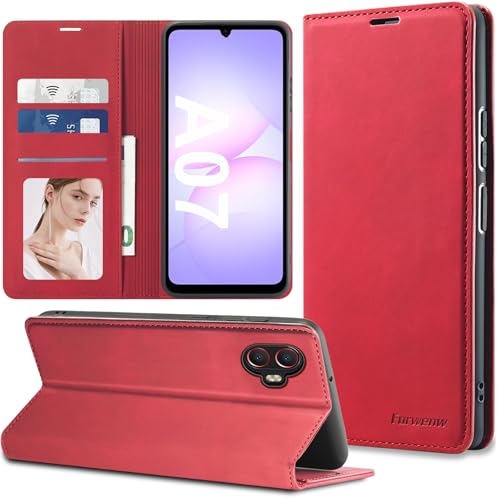 Coque antichoc pour Samsung A07 5g avec protection charnière et clapet fin
