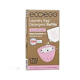 Ecoegg Waschei-Nachfüllwaschmittel-Pellets | 70 Wäschen | Frühlingsblüte | Ohne Enzyme, Chlorbleiche, Phosphate, Parabene, SLS/SLES oder Palmöl
