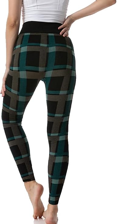 Amazon.com: Leggings de fitness femeninos con estampado a cuadros para mujer,  pantalones de lápiz ajustados y sexys, cintura elástica, pantalones de  talla grande : Ropa, Zapatos y Joyería