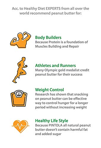 Image of Pintola All Natural Peanut Butter (Crunchy) (1 kg) (Unsweetened, Non-GMO, Gluten Free, Vegan) + Pintola All Natural Peanut Butter (Creamy) (2.5 kg) (Unsweetened, Non-GMO, Gluten Free, Vegan)