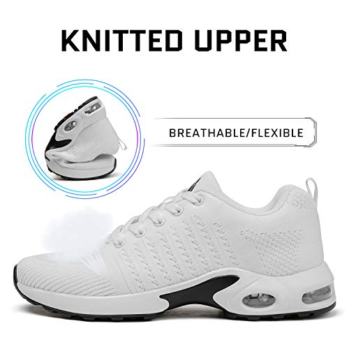 Image of Mishansha Womens Sneakers Air Cushion Running Tennis Shoes Women Lightweight Arch Support Walking Shoes