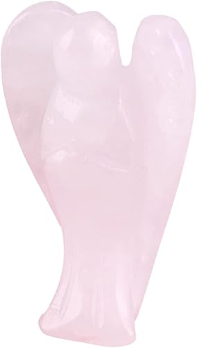 Miniatura 7 de Garosa Estatua de cristal con forma de ángel curativo de chakras, reiki, adorno de piedra curativa, regalo de ángel para escritorio y decoración del