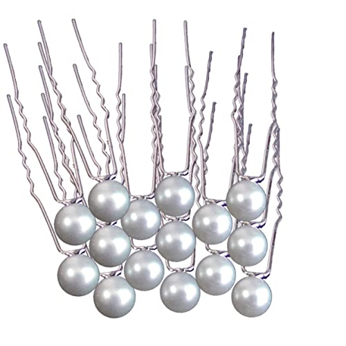 POPETPOP 20pièces Épingles à Cheveux u Perles Pour Femme Accessoires De Mariage Élégants Et Déco Capillaire