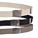 Levi's Mens Cut To Fit 3 Pack Web With Buckle Belt, Black/Olive/Khaki