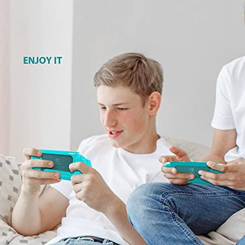 FIWWAT Switch Lite Case Protective Case for Nintendo Switch Lite, Compatible with Nintendo Lite Screen Protector Cover Hand Grip Cover with Detachable TPU+Built-in PC Screen, Blue by FIWWAT - Image 7