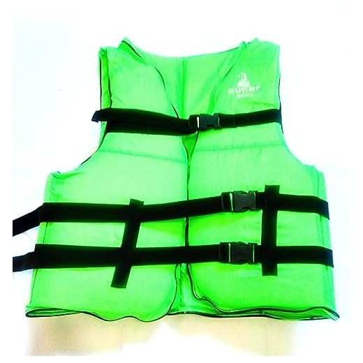 Colete salva vidas esportivo cor Verde flutuação até 90 kg