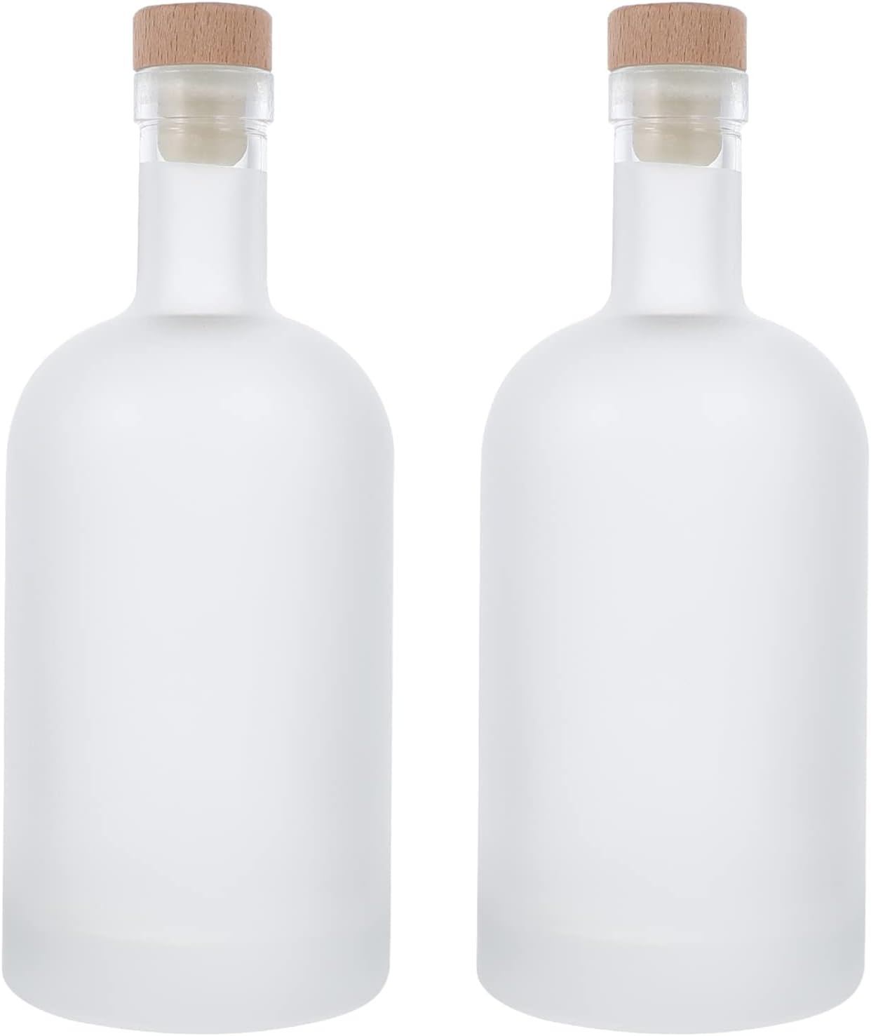 Veemoon 2pcs Cork Wine Bottle Sealed Bottles for Diy Cider Insulated Juice Containers Mason Design