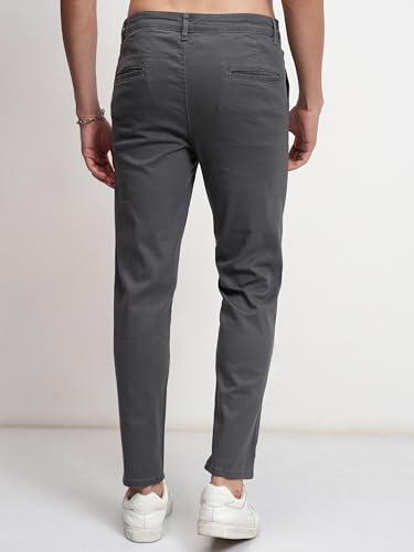 Image of Highlander Men's Tapered Fit Cargo Trousers| Stylish & Comfortable for Casual, Travel & Active Wear | Trouser for Men