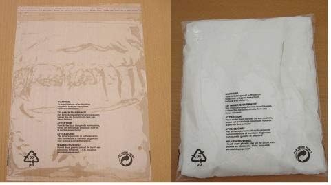 Uk Store 247 Pack of 40x Clear Re-sealable Bags for Shirts Garments 12inches x 15inches (30.5cm x 40.5cm) 150 Gauge - Image 3