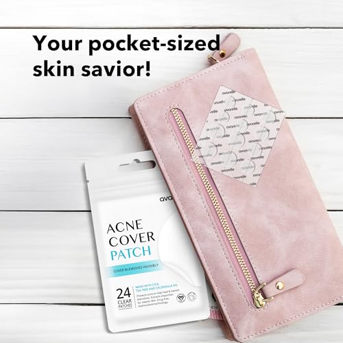 Image of AVARELLE Acne Cover Patch Original Hydrocolloid with Tea Tree, Calendula Oil, CICA, Certified Vegan & Cruelty-Free Pimple Patches for Face (24 Patches)