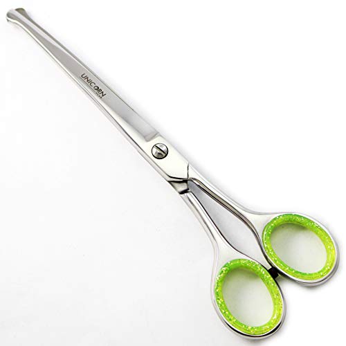 UNICORN PLUS Dog Grooming Scissors Tip Rounded Professional Pet Grooming Hair Scissors Dog/Cat Hair Cutting Scissors 6.5 Inch with Pouch - Image 5