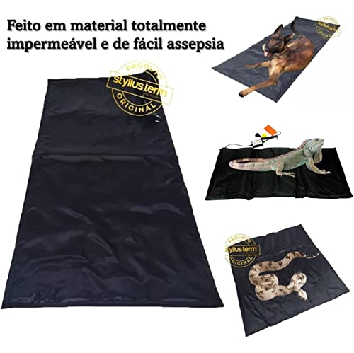Tapete Térmico Elétrico Pet 100x45cm Cama Cães Gatos EASY - Styllus Term - 220v