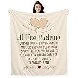 amorea al mio padrino spero che ogni volta che ti coccoli con questa coperta ti ricordi quanto ti voglio bene idee regalo coperta per il padrino compleanno festa del papà regalo di natale (padrino-a)