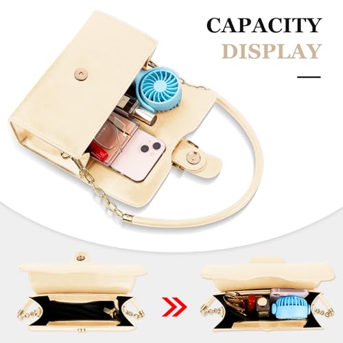 Image of Shoulder Bag for Women, Vegan Leather Classic Crossbody Purses Handbags, Trendy Hobo Bag Tote Purses for Women