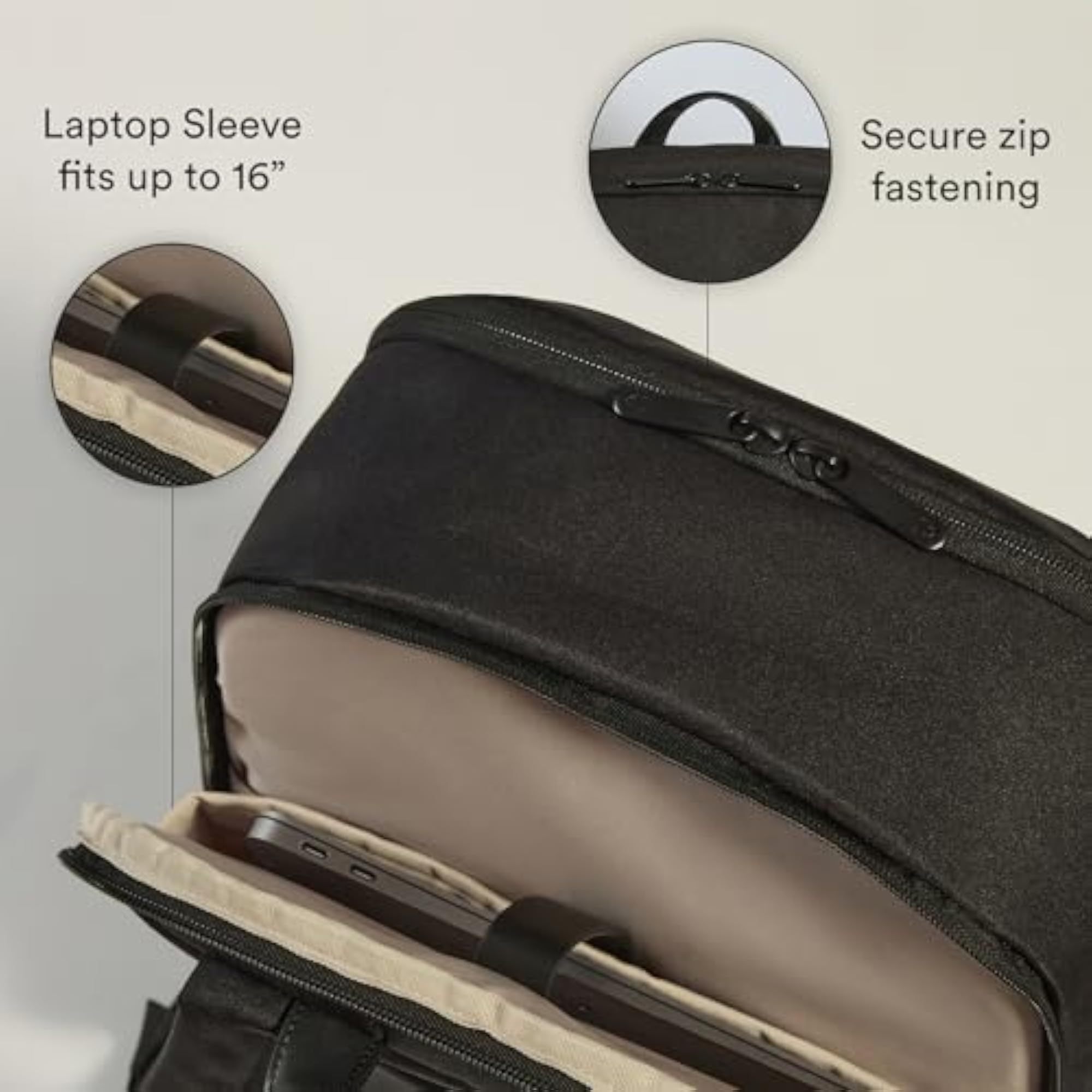 Urban Light Backpack with Laptop Pocket