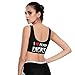 I Love Black Dicks Yoga Sports Bra for Women, Comfortable Yoga Bras Fitness Workout Tops Running Bra with Removable Pads