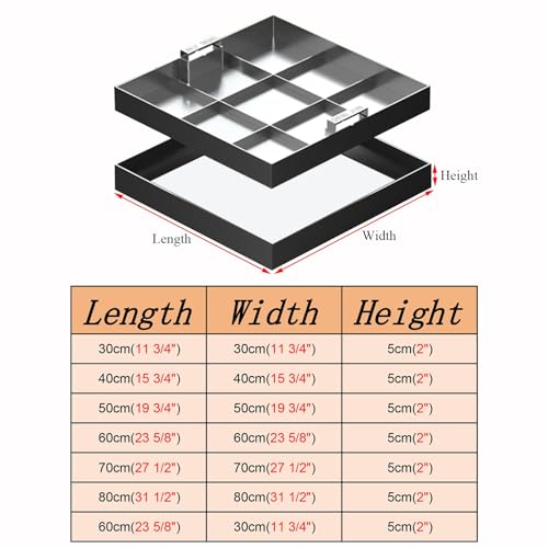 Solution de drainage robuste 60 x 60 x 5 cm, couvercle d'inspection de qualité