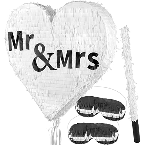 WeddingTree Piñatas Corazon - Piñata Boda para Rellenar - Juegos ...