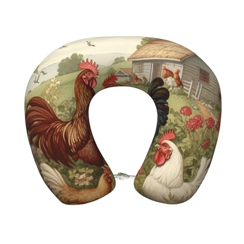 Almohada de espuma viscoelástica 30x25 cm para viaje miniatura 1