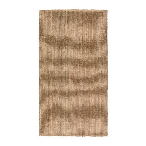 Amazon | LOHALS ローハルス ラグ 平織り - ナチュラル 80x150