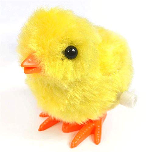 3 otters 12pcs wind up toys wind-up jumping cute chicken plush chicks toy for kids goodie bags treasure chest party favors gifts
