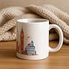 Spomo London Cityscape Mug – Detailed Architectural Landmarks Coffee Mug, Travel Souvenir Gift for Mum or London Lovers #5