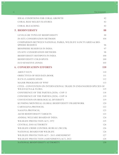 Image of Environment for UPSC & State PSC Civil Services CSE Examinations CSE 2024 (Prelims & Main) with Concepts, facts, Analysis, Flow Charts, Maps, Images, Updated Syllabus | IAS Exam - S Chand's Book