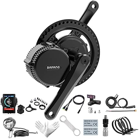 Bafang BBS01B 36V 250W 350W Electric Bike Conversion Kit BBS02B 36V 500W Electric Bicycle Conversion kit For Mountain Bike Accessories Road Bike E-bike Conversion Kit Cover