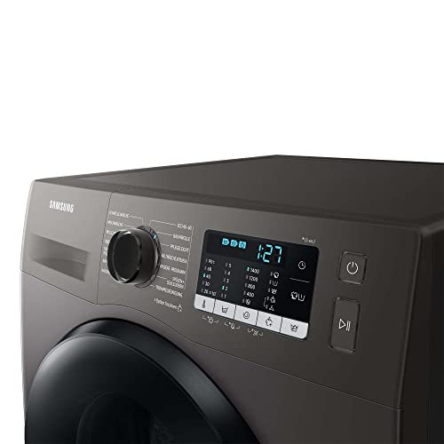 Samsung WD8ETA049BX/EG Waschtrockner, 8/5 kg, 1400 U/min, Ecobubble, AirWash, Hygiene-Dampfprogramm, Inox
