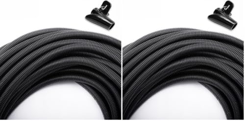 Image of ZhiYo 50 FT 1 /2 inch Wire Loom Split Tubing Auto Wire Conduit (Pack of 2)