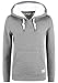 OXMO Binna Damen Kapuzenpullover Hoodie Pullover Mit Kapuze Und Teddy-Fell, Größe:M, Farbe:Grey Melange (1840051)