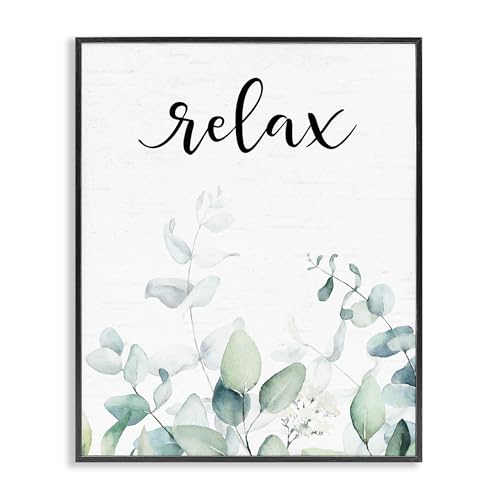 Poster encadré Relax Stupell Industries pour habiller un mur vide sans effort