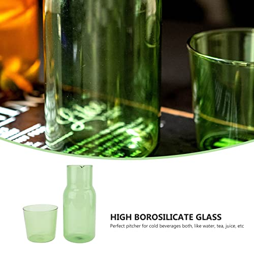 Cabilock Set de 1 Vaso Verde de Vidrio miniatura 3