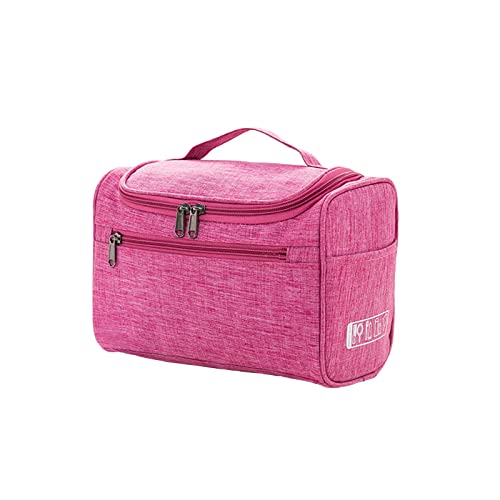 Kulturtasche Rasiertasche Kosmetiktasche Waschbarer Wasserdichter Kulturtasche Damen Hanging Toiletry Bag for Men and Women Waschbeutel Kosmetiktasche mit Haken für Reisen, Urlaub, Outdoor (Rosa) Cover