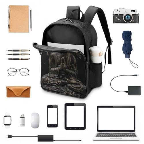 Mochila escolar de Buda para niños de 40x28x16cm impermeable con correas ajustables 4