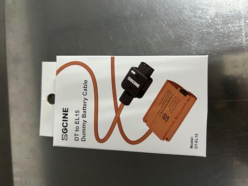 Cable D-Tap a EN-EL15 HUIOP de 60 cm para grabar vídeos largos con cámaras Zf y Z7II