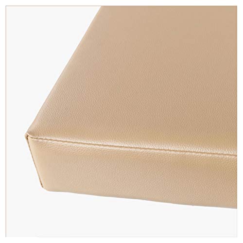 Cojín para Banco de jardín Cojín para Banco Acolchado Cojines de Banco de jardín de 2 plazas para Banco,Cojines Acolchados-Color Caqui 120×30×5cm