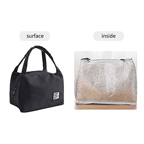 Cucudy Simples Monocromático Reutilizável Lancheira Térmica À Prova D 'Água Alimentos Isolados com