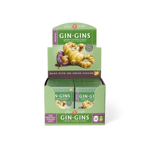 Ginger People Gingins Chewy Original Travel Packs - Case Of 24 - 1.6 Oz