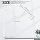 Czemo Tablet Halterung, 360°Flexible Arm Lazy Bett Tablethalterung, für iPad Pro Mini Air, Galaxy Tabs, 4-11 Zoll Handys und Tablets (Weiß)