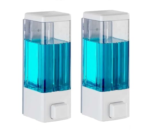Image of EVGREF Liquid Soap Dispenser 350 ML (Clear White) (Set of 2)